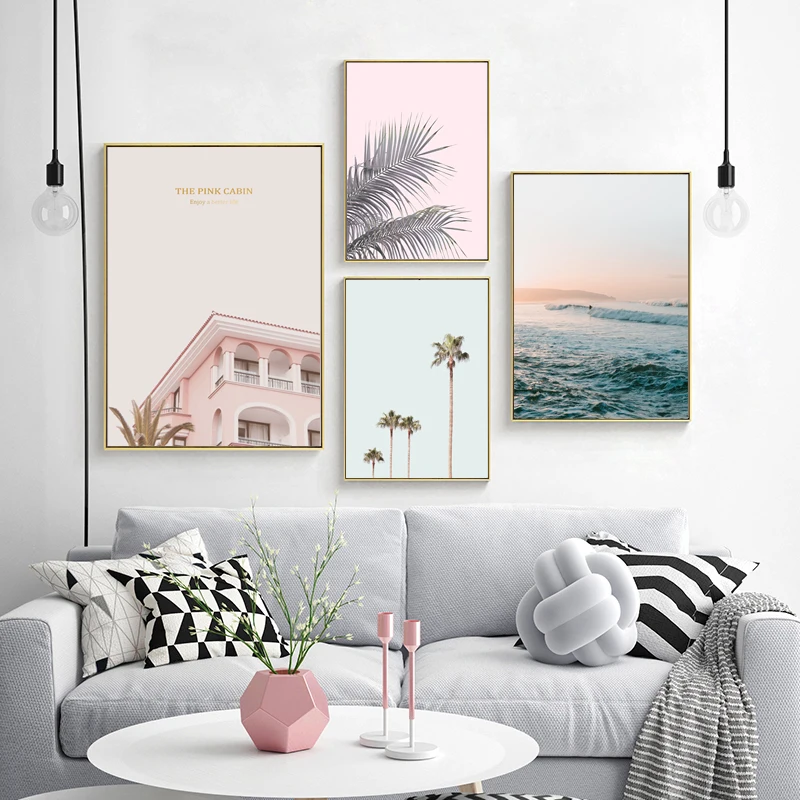 

Wonderful Dusk Natural Scenery Modern Wall Art Canvas Painting Nordic Posters And Prints Wall Pictures For Living Room Decor