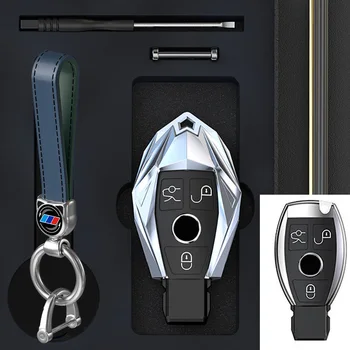 Custodia per Chiave/telecomando per Mercedes Benz 2017 classe E W213 2018 classe S accessori - Nuova custodia protettiva per chiave auto in lega di zinco custodia protettiva per Mercedes Benz
