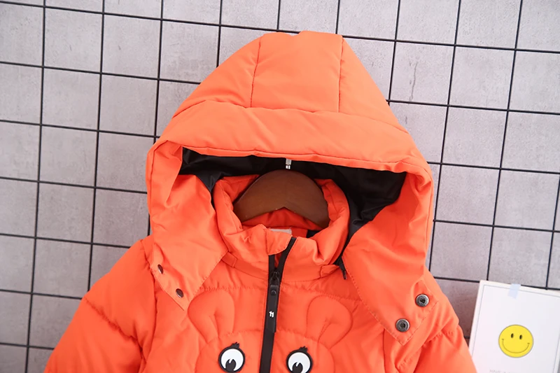 Kids Parkas Hooded Coat children's Winter jackets Warm Down cotton jacket For Girls boys clothes enfant Outerwear Thick Overcoat