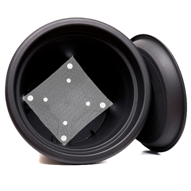 10Db 10*10 Cm Műanyag Virágcserép Háló Pad Alsó Rács Szőnyeg Megakadályozza A Talajveszteség Szivárgásbiztos Korróziógátló Lélegző Hálóját - Image 4