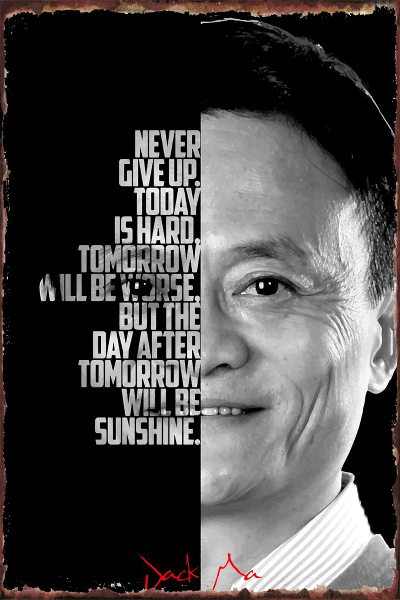 Металлический жестяной знак Jack Ma жестяные таблички Настенный декор украшение