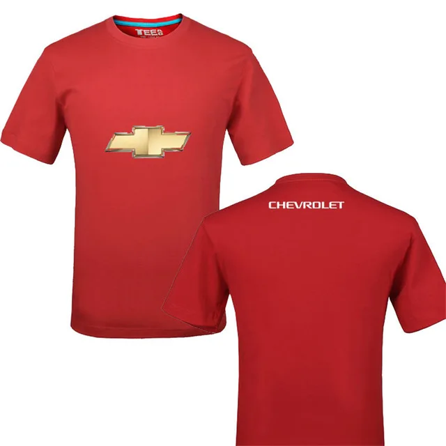Креативный дизайн, логотип chevrolet, футболка, однотонная хлопковая футболка, мужские Новые поступления стильных, с коротким рукавом, Мужская футболка f