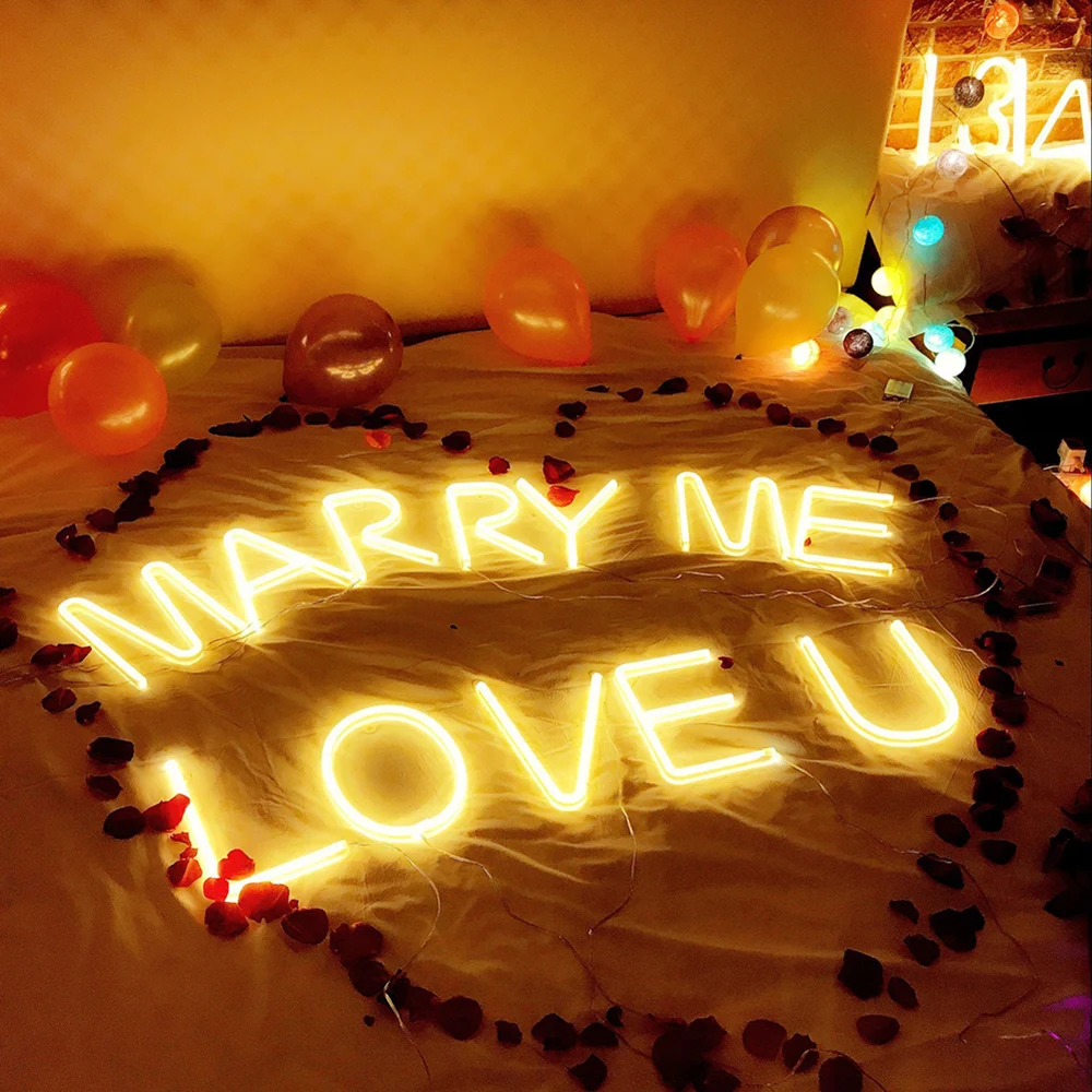 Светящиеся лампы в виде букв алфавита с питанием от USB романтичное украшение для