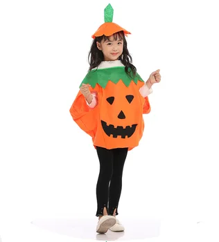 

2pcs Halloween Party Costumes with Bag Kids Adults Pumpkin Costume Cosplay for Girl Boy Fancy Dress 90-185cm