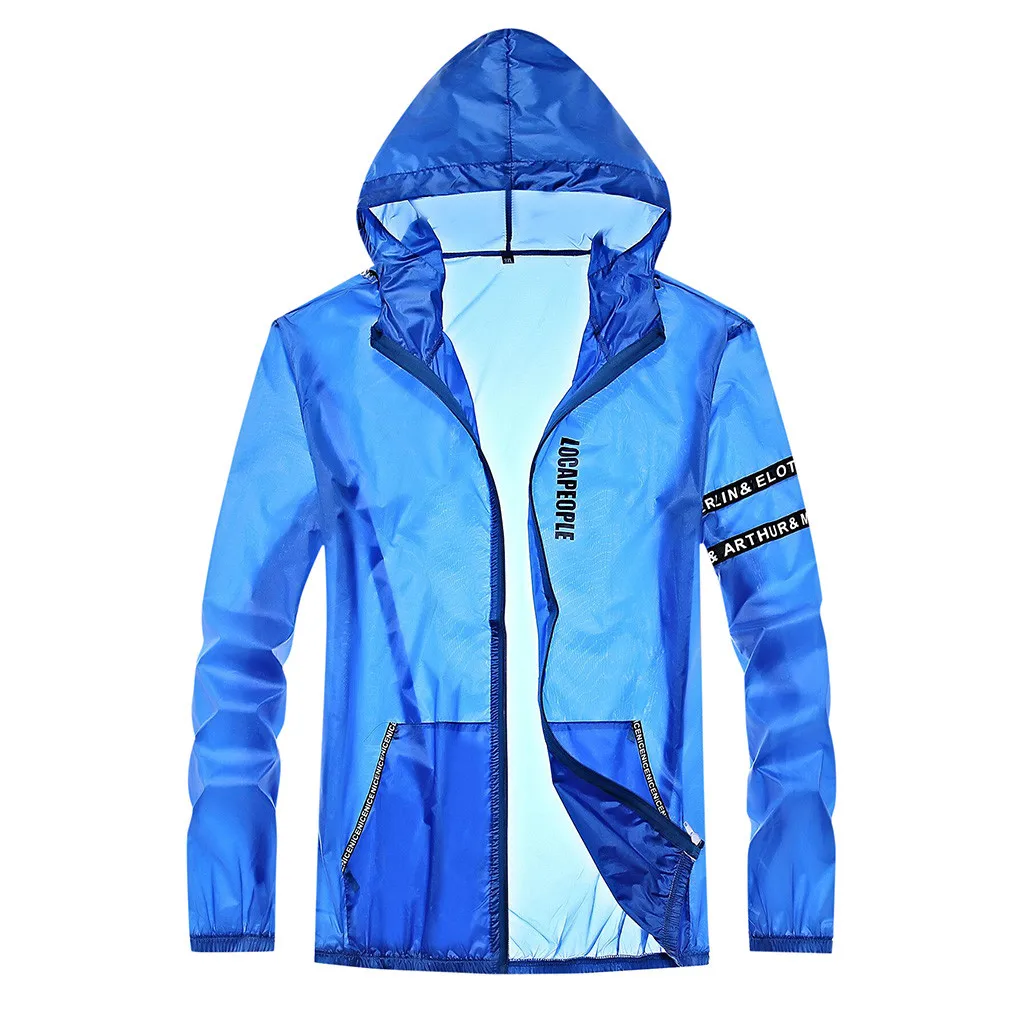Dark Blue JAYCOSIN мужские пальто модная мужская Защита от солнца одежда куртки мужские пальто с воротником-стойкой мужские однотонные из полиэстера, на молнии с длинными рукавами - Цвет: Dark Blue