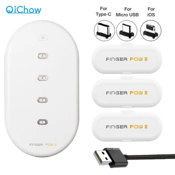 

Finger pow Mini Magnetic Fingerpow Charging Power Bank Emergency Mobile Power Portable Magnetic Fast Charger Finger Power Bank
