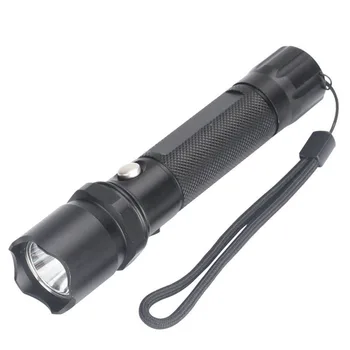 

Multifunctional Electric Torch Led Outdoor Bright Light Small Flashlight 18650 Charging Self-protection Gift Compass Flashlight