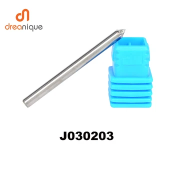 

5pcs/lot J type cone 60 degree 3*2mm rotary burr file cutter grinding and abrasive tools J030203 2mm shank milling tools