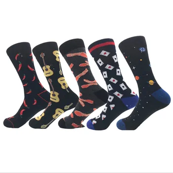 

10pairs Starry sky socks fashion street series funny socks superhero fashion novelty men and women breathable cotton socks