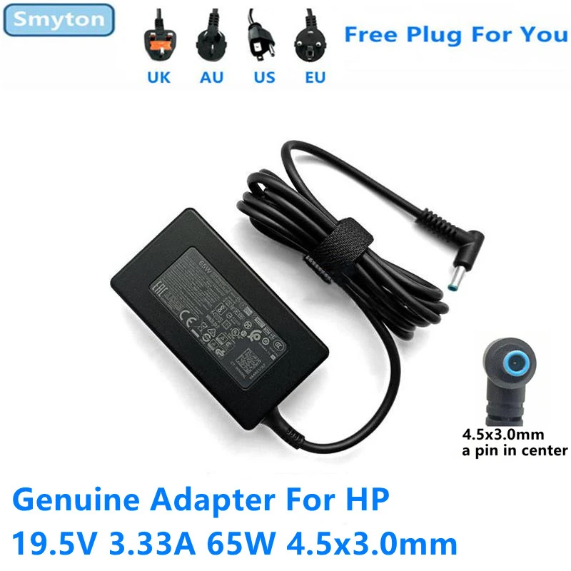 Cargador adaptador CA Original para portátil HP, fuente de alimentación de 65W, 19,5 V, 3.33A, 65W, TPN DA17, TPN CA17, LA17, TPN AA06|Adaptador portátil| - AliExpress