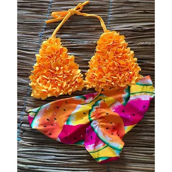 

Brazilian Biquini Mujer Tow Pieces Bikini Set 2020 Sexy Swimwear Women Swimsuit Halter Bathing Suits Beach Wear Swim Print
