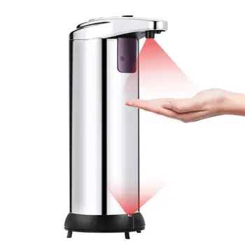 

Automatic Soap Dispenser, Touchless Smart Soap Dispenser Sensor Pump Foaming for Bathroom&Kitchen Toilet Office (350ml)