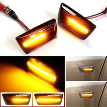 2pcs דינמי צד סמן זורם אורות רכב סטיילינג LED צד חיווי הפעל אות אור לאופל אסטרה H MK5 2004 2014