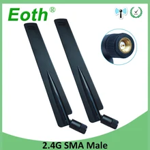 5 шт. 2,4 ГГц антенна настоящая 8dBi SMA разъем 2,4G антенна wifi антенна водонепроницаемая wi fi антенна для беспроводной wi-fi роутера