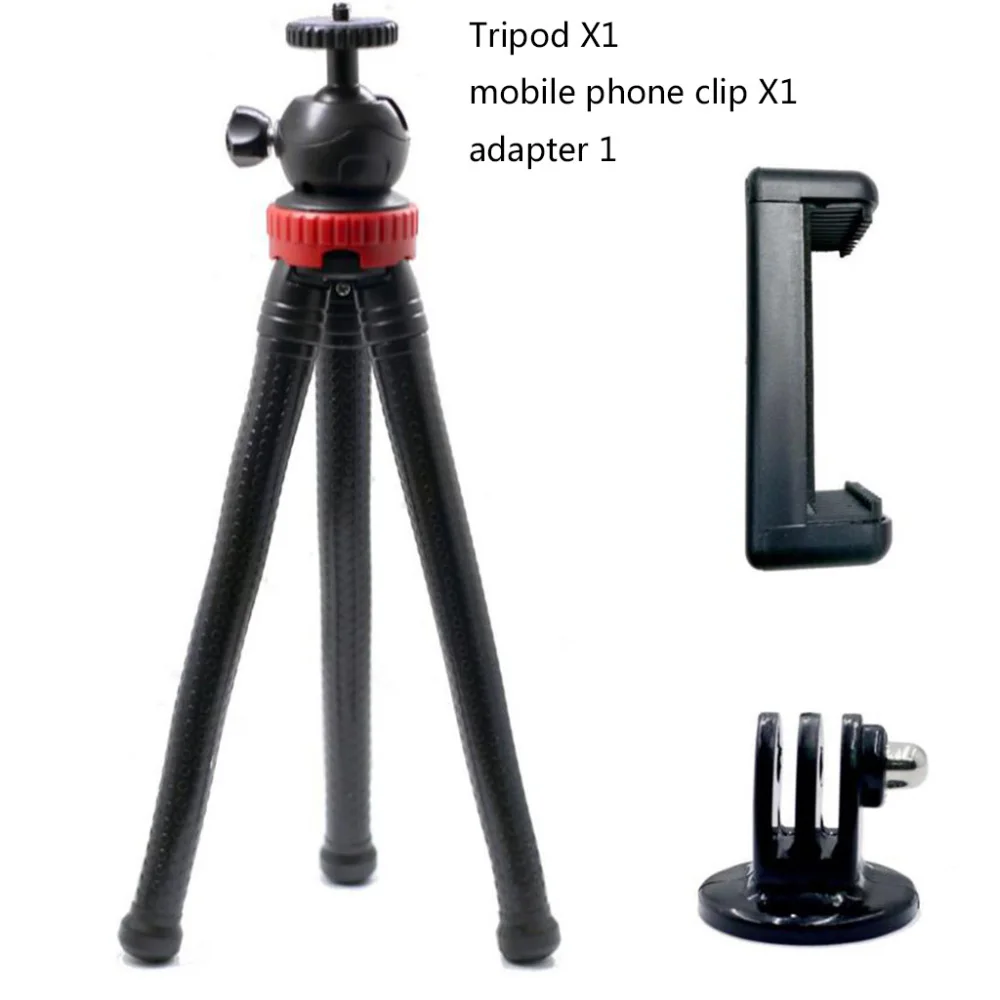 2 Portable Tripod Flexible Octopus Travel Mini Mobile Phone Tripod Bracket Monopod Selfie Stick For iPhone DSLR Camera Gopro - Цвет: 2