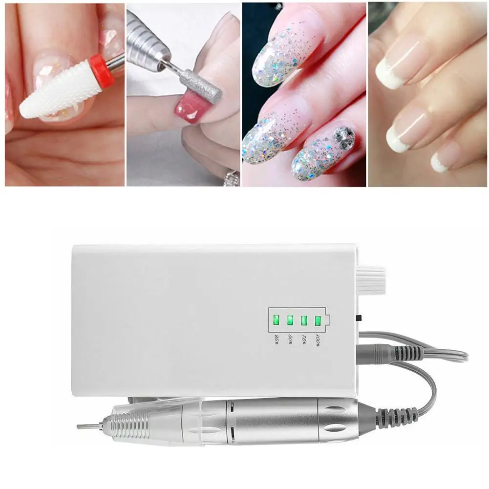

Professional Electric Nail Polisher Grinding Nail Drill Milling Machine Manicure Pedicure Files Tools Glazing Machine Set Kit