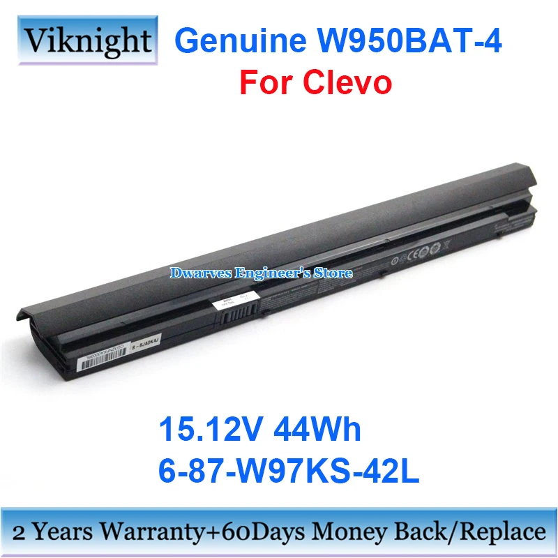 Batería de W950BAT-4 para ordenador portátil, accorio para Clevo W940JU W940LU W950JU W950TU W950BU W950KU W950LU W950KL Seri 6-87-W95KS, 15,12 V, 44WH, novedad - AliExprs 7