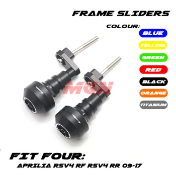 

Motorcycle CNC Aluminum Falling Protection Frame Sliders Crash Protector For Aprilia RSV4 2009-2017