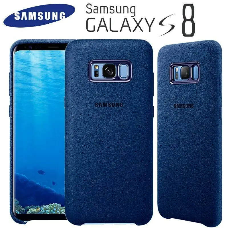 

Original For Samsung Galaxy S8 / S8 Plus Suede Leather Case Anti-fingerprint Protective Cover for Samsung S8 Luxury