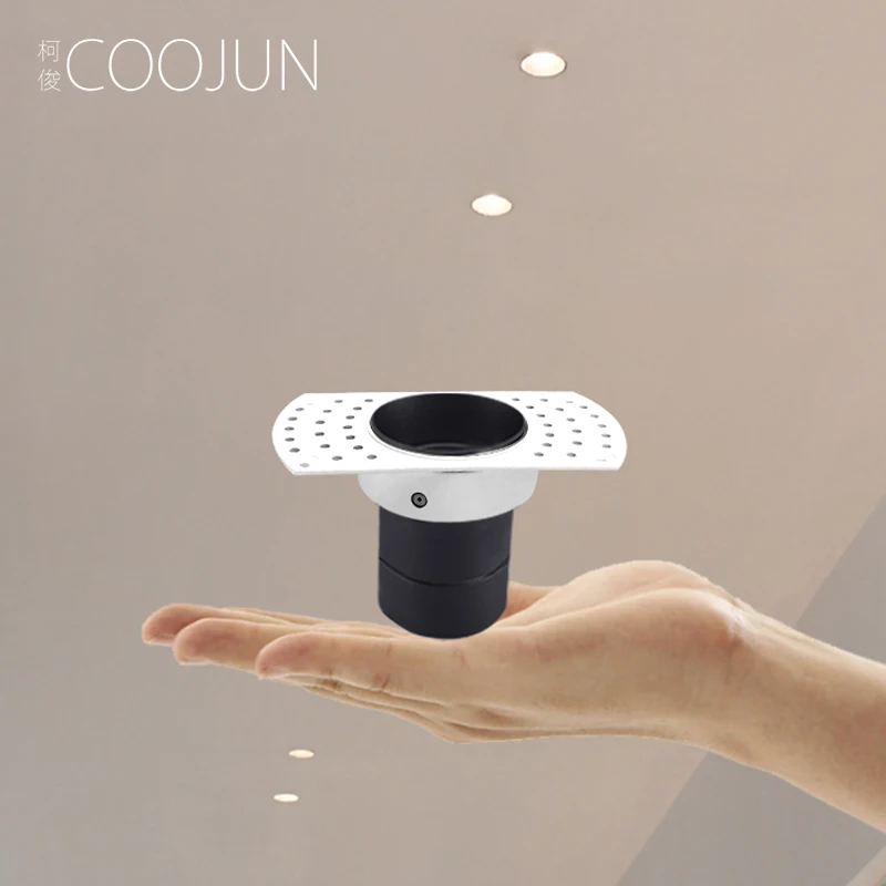 Светодиодный потолочный светильник COOJUN 5 Вт встроенный бесшовный CREE COB CRI Ra&gt93