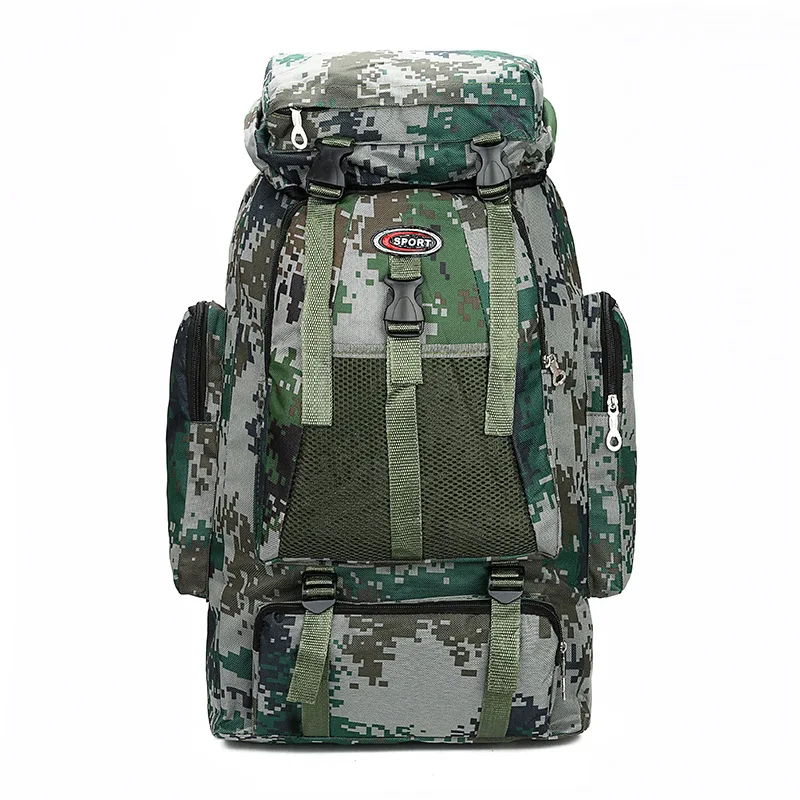 Тактический рюкзак большой емкости, спортивные рюкзаки на открытом воздухе, рюкзак для пешего туризма, кемпинга, военная камуфляжная посылка, рюкзак для путешествий - Цвет: Camouflage