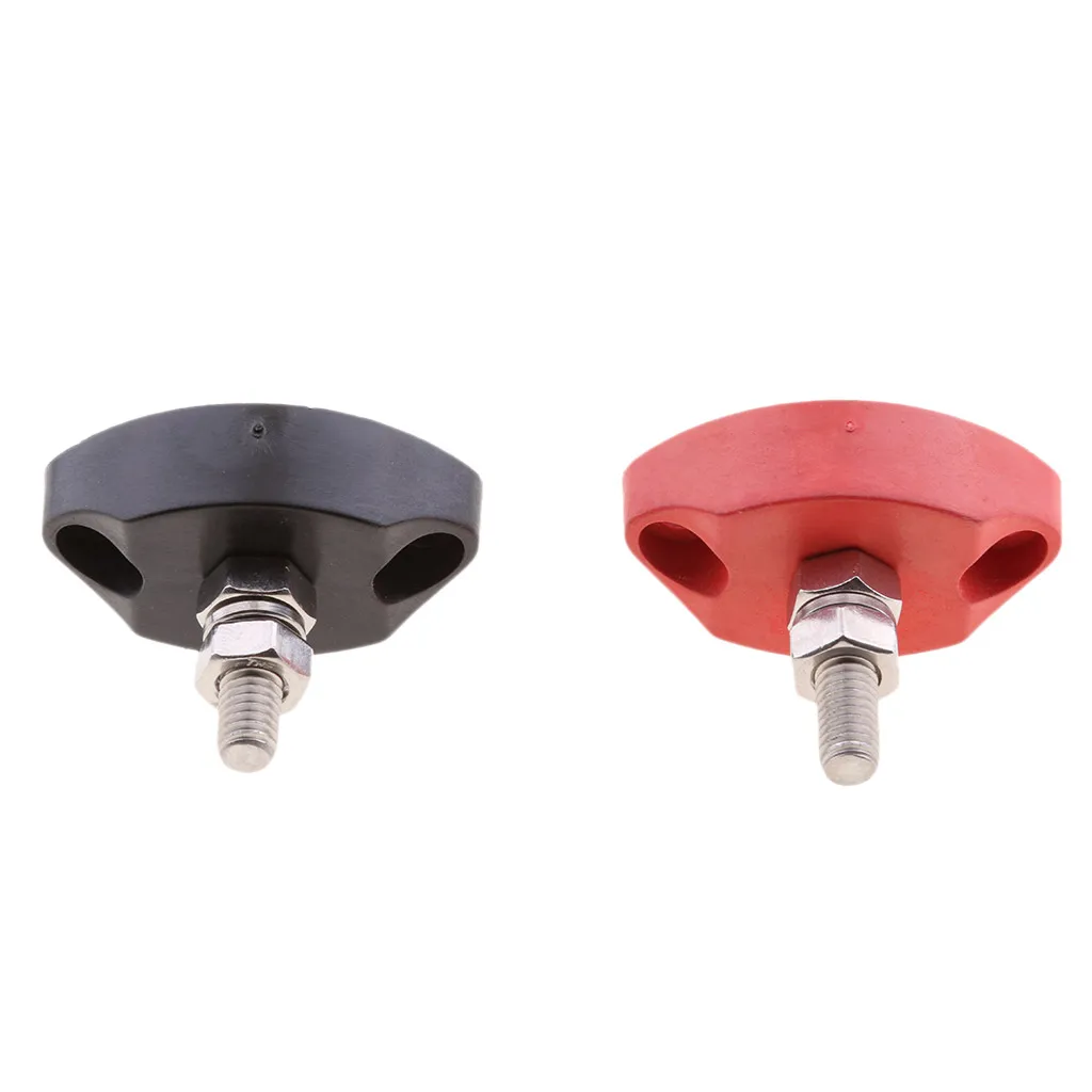 Red and Black Wire Terminal Junction Block Post for Marine Boat Yachts 10mm
