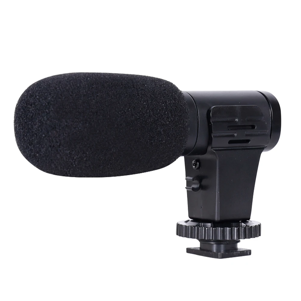 MIC-06 Camera Microphone 3.5mm/0.14inch Video Microphone Interview Microphone Efficient Portable Microphone Set for Meeting