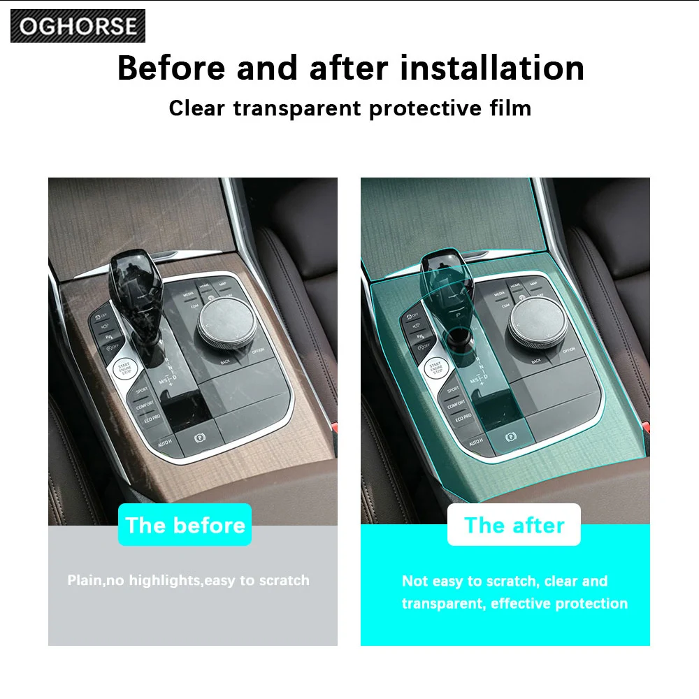 Самоисцеляющая внутренняя защитная пленка центральная консоль Шестерня панель