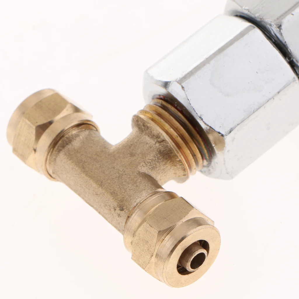1/2inch OD Quick FITTING Brass Push 2 Connect Air Hose Union