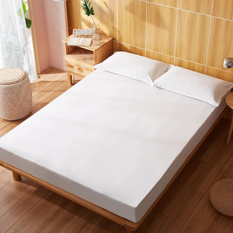 Водостойкое и дышащее хлопковое однотонное покрывало для детской кроватки для ухода за пожилыми людьми, покрывало для кровати может лучше защитить ваш матрас