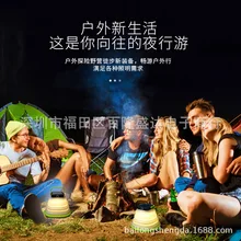 Стиль солнечная Выдвижная лампа Кемпинг Надувной Открытый аварийный ручной складной тент светильник