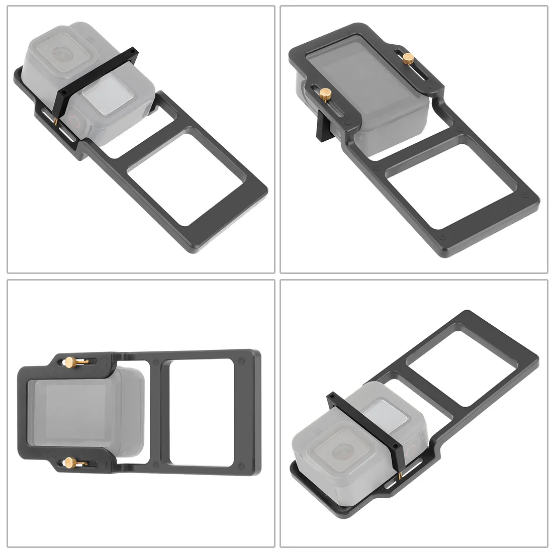 Handheld Gimbal Mount Action Camera Switch Adapter Splint Plastic Plate For DJI OM5 Zhiyun Feiyu Stabilizer Gopro Hero 10 9 8 camera accessories,action camera accessories,handheld gimbal accessories
