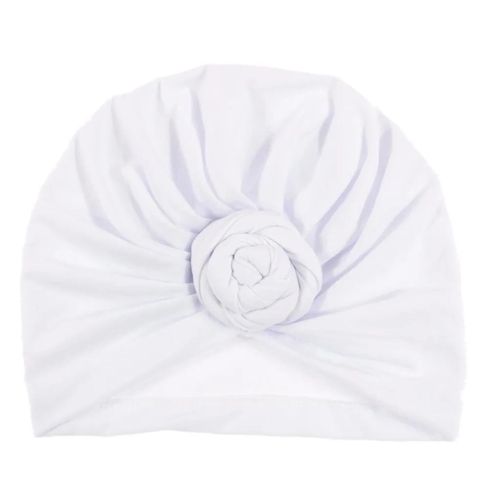 Yundfly Mommy and Me Cotton Blend Rose Flower Hat Women Caps Girls Newborn Turban Hats Twist Knot Headwear Hair Accessories pacifier for baby Baby Accessories
