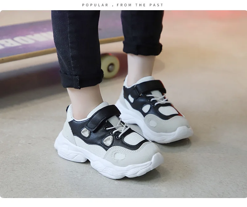 Basket Enfant garcon fille Chaussure обувь для мальчиков; Новинка года; сезон осень-зима; сетчатые дышащие кроссовки для маленьких мальчиков и девочек