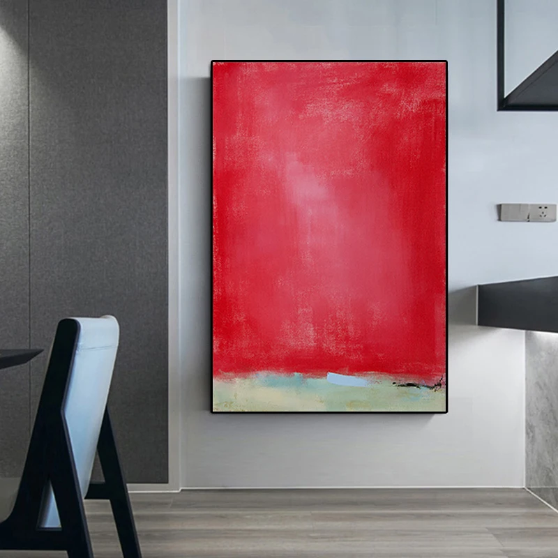 abstract red landscape