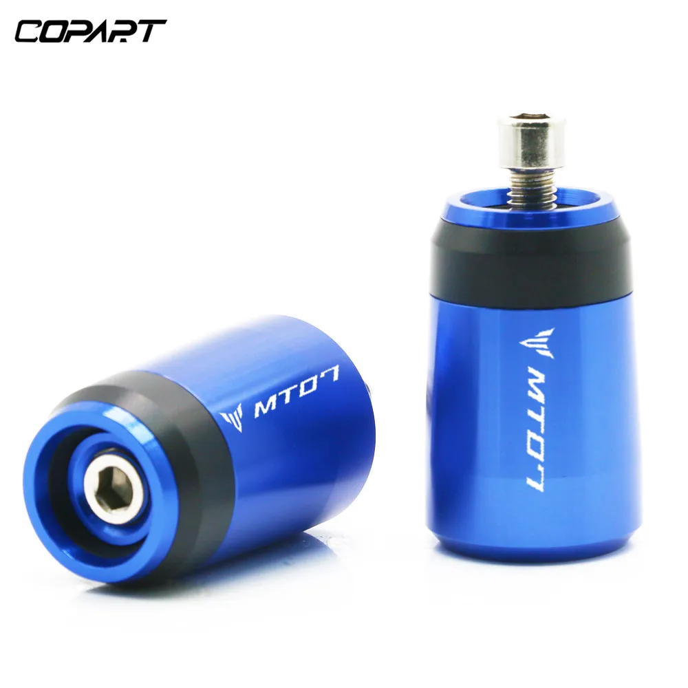 Motorcycle 7/8" CNC Handle Bar handlebar grips ends Cap Plugs Accessories For Yamaha MT-07 MT07 MT 07 FZ-07 FZ07 2014 - 2019 |