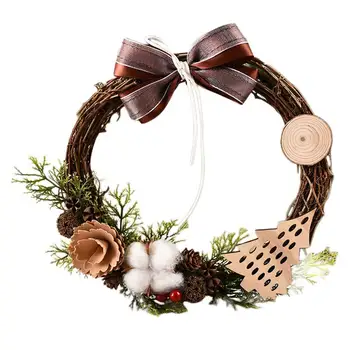 

1Pc Hanging Wreath Party Wreath Christmas Wreath Ring for Holiday