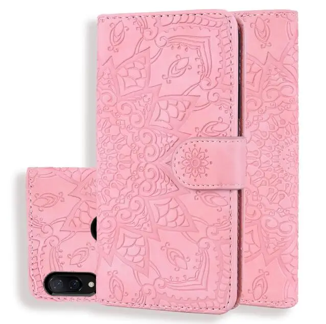 Pink Чехол для Xiaomi Redmi 7A Note 7 Note 5 Note 6 Note 4 для Xiaomi 9 кожаный флип-кошелек Wallet Stand Чехол для мобильного телефона capinha etui - Цвет: Pink