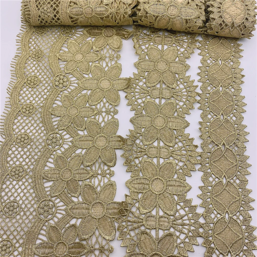 16colors in stock  Wholesale new Polyester Venise Lace suit african lace for wedding DIY crafted