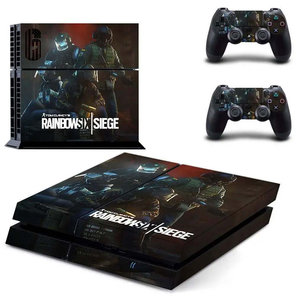 Наклейка Tom Clancy's Rainbow Six Siege PS4 PS 4 Play station 4 sticker s Pegatina для консоли и контроллера sony playstation 4 - Цвет: GYTM2402