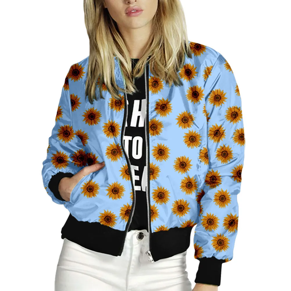 Floral Bomber Jacket Image 6