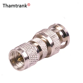 

10pcs/lot Mini UHF Male to BNC Male Straight Adapter High Quality Copper BNC Male to Mini UHF RF Converter R Connector