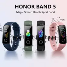 Смарт-браслет HUAWEI Honor Band 5, спортивные Смарт-часы, стандартная версия(Witout NFC), 0,95 дюймов, AMOLED экран, монитор сердечного ритма