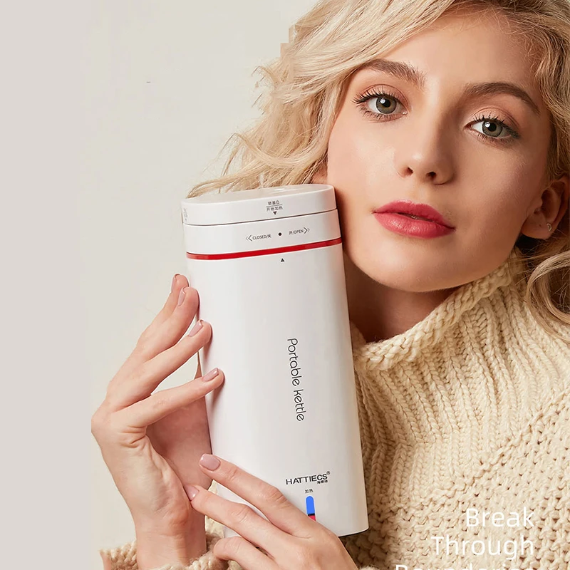 500mlPortableElectricHotWaterCup110v240vFastBoilingKettle