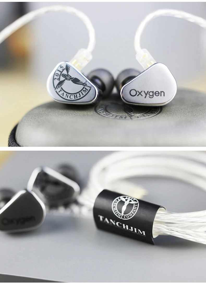 TANCHJIM кислородный в ухо наушник 2Pin HIFI монитор Металл IEM 3,5 мм Спортивная музыкальная игра DJ наушники углеродная нанотруба диафрагма динамический