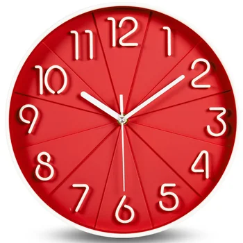 

Simple Silent Wall Clock Modern Design Creative Novelty Digital Wall Clock Bedroom Quartz Orologio Parete Home Decor ZB50WC