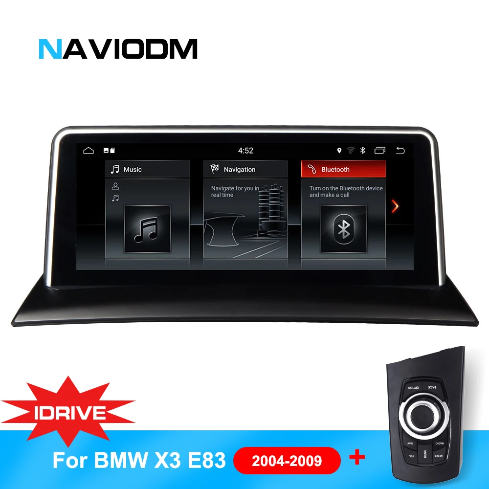 Автомобильный DVD плеер с GPS 10 25 дюйма Android 7 1 смарт система для BMW X3 E83 (2004 2009)