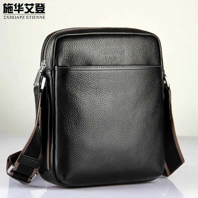 

Men's Bag Shoulder Bag Men Leather Messenger Bag Cowhide Men's Bag Business Gift Customization Wechat Business Hot Selling