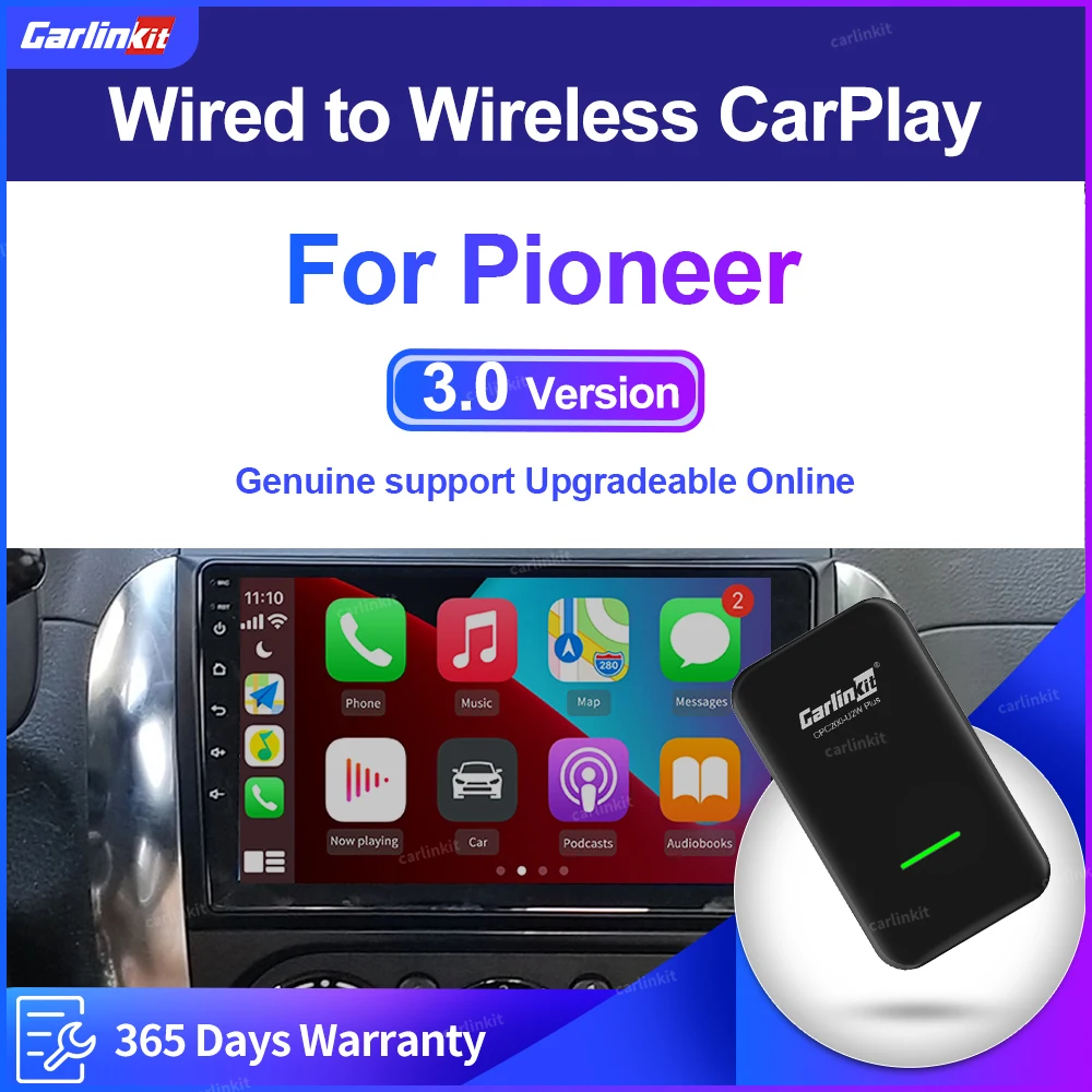 Беспроводной Carplay Box Carlinkit 3 адаптер для Pioneer Sphda120 AVH- Android мультимедийный хост USB Plug