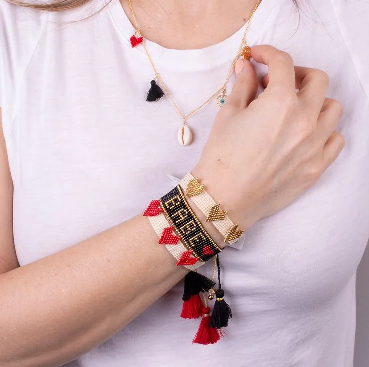 

Милый браслет «Миюки» Pulseras с бусинами «сглаза», модный плетеный браслет ручной работы, подарочные классические браслеты, оптовая продажа